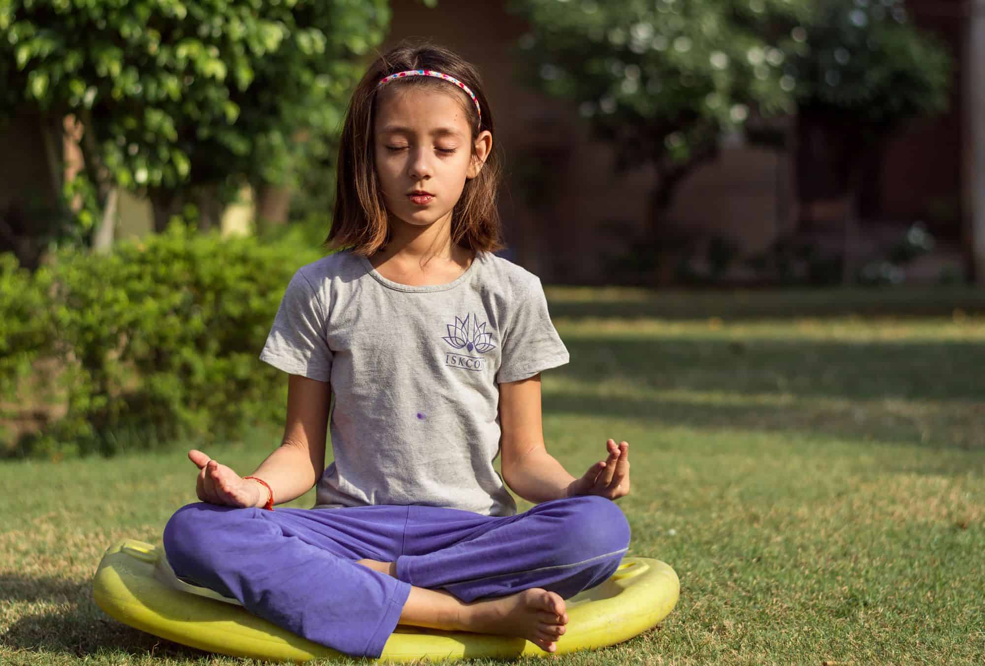 Child Doing Yoga